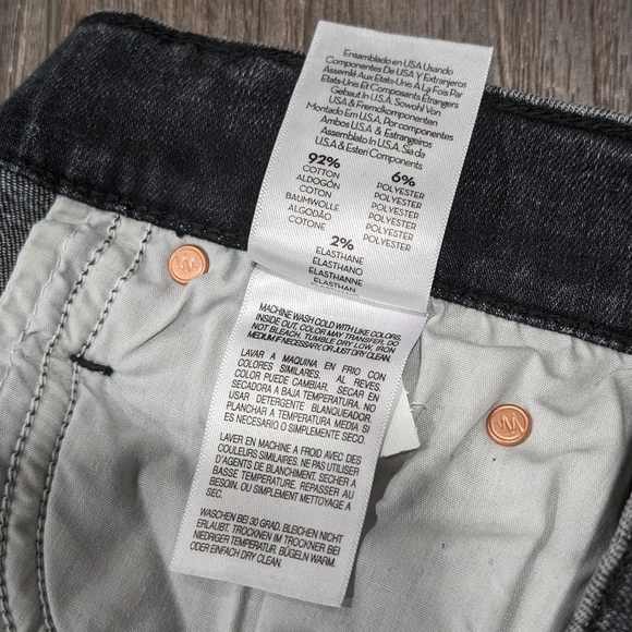 NWT Mother High Waisted Rascal Ankle Step Fray Jeans Night Garden Size 24 - Picture 13 of 15